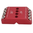 thumbnail image 1 of 30 45 90 Degree Angle Drill Guide, 4 Sizes Angle Drill Jig For Angled Holes And Straight Holes, Portable Cable Railing Lag Screw Drilling Template With 4 Drill Bits For Wood Post, 1 of 8