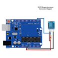 thumbnail image 3 of 5pcs Dht11 Module de Capteur d'Humidité de Température Bus Unique Numérique 5v avec Fils de Sautoir Compatible, 3 of 4