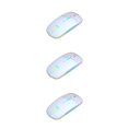 thumbnail image 3 of sweethay Ratón inalámbrico RGB compatible con Bluetooth, ratón de ordenador para juegos, ratón silencioso recargable, ratón ergonómico con Type1 NO1, 3 of 6