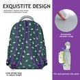thumbnail image 5 of Cute Baby Dinosaur Backpack for Student Cartoon Dino Pattern Watercolor Roaring Design for School Student Colorful Nature, 5 of 6