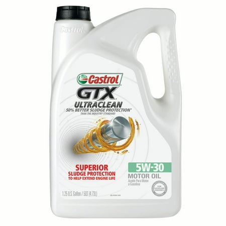 (9 Pack) Castrol GTX ULTRACLEAN 5W-30 Motor Oil, 5 (Best Oil For Car Oil Change)