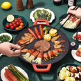 thumbnail image 4 of Electric Griddle - Smokeless Electric BBQ Grill Baking Trays, Nonstick Cooking Griddle Pan Pancake Maker US Plug, 4 of 7