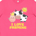 thumbnail image 4 of Inktastic I Love Farming- farm animals Youth T-Shirt, 4 of 5