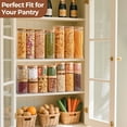 thumbnail image 6 of 32oz Glass Storage Containers with Lids, Glass Jars with Lids, Clear Food Storage Jar, Round Glass Canister Set of 6, Pantry Organizers and Storage for Cookie Pasta Flour Rice Tea Coffee Bean, 6 of 10