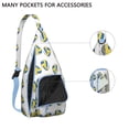 thumbnail image 2 of Sports Enthusiast Sling Backpack - Durable Crossbody Shoulder Bag with Ball Inspired Design, 2 of 4