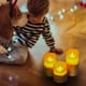 thumbnail image 4 of Paquete de 3 velas LED sin llama con temporizadores remotos de cuerda de cáñamo brillar Electrónica, 4 of 4