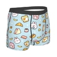thumbnail image 4 of Uemuo Rabbit Burger Coffee Pattern Men's Boxer Briefs,Trunk Anti-Chafing,Comfortable, Durable, and Stylish Underwear-X-Large, 4 of 9