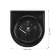 thumbnail image 2 of Indicador de combustible para coche, medidor de nivel de combustible Universal para automóvil, 52mm, reemplazo, 2 of 5