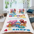 thumbnail image 2 of POCOYO Conjunto de sábanas temático, trío de piezas, cómodo y amigable con la piel, diseño único, regalo de decoración para el hogar para familiares, amigos y fans,173X218cm, 2 of 6