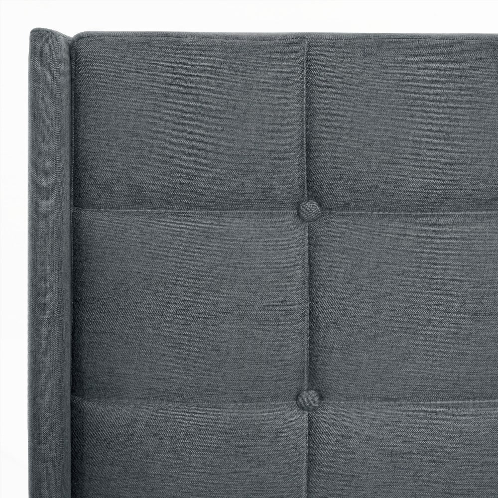 Modern Upholstered Queen Bed Frame with Key Features | Easy Assembly, No Box Spring