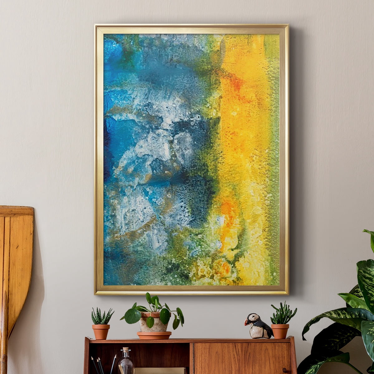 Aquatic Energy II Premium Framed Print, in Gold, Black, or Silver - Ready to Hang