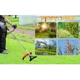 thumbnail image 3 of 2 in 1 Weed Wacker Gas, 52cc 2-Stroke Gas Weed Eater, String Trimmer/Edger with with Extension Pole, 8500RPM Strong Power & 2025 Upgraded Weed Eater Gas Powered for Yard and Garden, 3 of 7