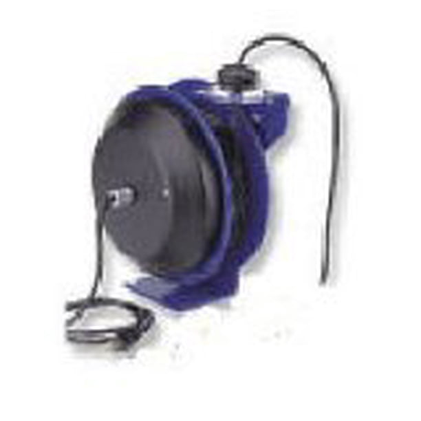 Coxreels EZCoil Safety Series Power Cord Reel with Quad Receptacle