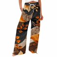 thumbnail image 2 of Stephy Women's New Thin Elastic Loose Large Size Korean Version of Everything Long Trousers Casual Trousers Haren, Black, L, 2 of 5