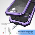thumbnail image 3 of Funda de teléfono Lunivop compatible con iPhone 15 Pro Max Morada, 3 of 6
