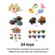 thumbnail image 4 of Worallymy 24 Unids / set Calendario de Navidad Juego de juguetes de animales Navidad 24 días Cuenta regresiva Figuras de PVC Navidad Niños Juguete divertido Worallymy JD735794765, 4 of 7