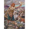 thumbnail image 2 of James Tissot 14x18 Gold Ornate Wood Frame and Double Matted Museum Art Print Titled - Samson Slays a Thousand Men (C. 1896-1902), 2 of 4