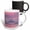 Multicolor, variant on 3drose, Antarctica, Snow Hill. Colorful Sunrise Paints the Sky and Water Pink, 11oz Magic Transforming Mug