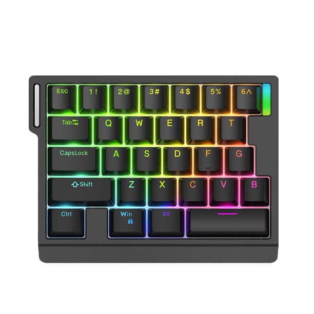 CAIROYAR Teclado mecánico con eje de interruptor magnético PLGEBR HE30 8K, 29 teclas, disparador de velocidad inteligente para computadora portátil, deportes electrónicos, teclado rápido para juegos