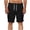 Black#men's cotton linen shorts, variant on DDAPJ pyju Big and Tall Summer Shorts for Men Rolled Hem Cotton Linen Shorts Baggy Casual Bermuda Shorts Beach Vacation Clothes White XL