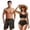 Camo US Flag, variant on XYZCANDO Couple Matching Beach Set Men Board Shorts Women Drawstrings Bikini High Waisted Bathing Suit Tiger Stripes Matching Swimwear Hawaiian Style Vacation Outfit for Beach Pool Honeymoon Travel