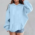 thumbnail image 4 of Casual Girls Hoodies & Sweatshirts Cozy Long Sleeve Hoodless Pullover Ideal for Kids Everyday Wear for Fall Winter 3-13 Years, 4 of 4