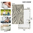 thumbnail image 6 of Yayeee 2 Pack Hand Towels for Bathroom 100% Cotton 16" x 28" Soft Absorbent Kitchen Towel, Black Lines, 6 of 7