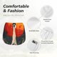 thumbnail image 4 of Balery Retro Space Rocket Launch Pantalones cortos deportivos para mujer con forro y dos bolsillos, elásticos, para entrenamiento, gimnasio, yoga-XX-Large, 4 of 7