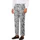 thumbnail image 4 of Pantalones impresos INSPIRE CHIC para hombre, pantalones rectos con estampado de leopardo, 36 negro y blanco, 4 of 5