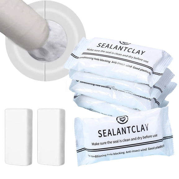 Sealant Clay, Waterproof Sealant Putty for Air Conditioner Holes, Cracks, Gaps & DIY Home Repairs