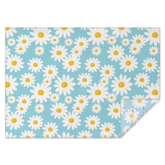 Sunflower Rectangle Tablecloth 60"x84",Waterproof Polyester Rectangle Table Cloth, Wipeable Spillproof Polyester Tablecloth for Dining, Camping, Indoor and Outdoor