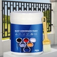thumbnail image 2 of Rust Converter Water-Based Metallic Paint Weatherproof Rust Conversion Paint Reconditioning Color Steel Tile Renovations Rust Converter for Metal, 2 of 6