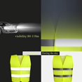 thumbnail image 2 of WeiHuan Toys Chaleco reflectante de seguridad, chaleco transpirable, alta visibilidad 360°, doble cinturón de alta visibilidad, lavable, para conductores trabajadores unisex (10, amarillo), 2 of 5