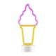 thumbnail image 2 of Helado Luz De Neón Led Luz De Decoración De Polo De Hielo Lindo Letrero De Neón Púrpura + Luz Dorada Decoración Inalámbrica Alimentada Por Batería Para Sala Restaurante Bar Fiesta Methold HA015741-00, 2 of 6