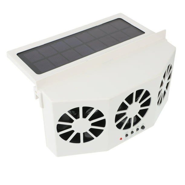 KAKOWELY Ventilador de ventilación solar para coche, enfriador automático, extractor de aire con 3 salidas