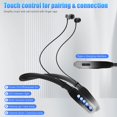 thumbnail image 4 of Auriculares Bluetooth Lecefty i35_plus 200H Playtime Plateados, 4 of 8