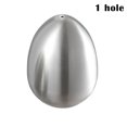 thumbnail image 1 of VALINK 1 Pcs Durable Stainless Steel Egg-Shaped Salt Pepper Shaker Table Server Kitchen Tool, 1 of 6