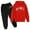 27Red99, variant on WERYOUNG Autumn Winter Children Outfits Long Sleeve Letter Prints Hooded Sweatshirts Hoodies And Joggers Pants Two Piece Sets For Boys Girls Stylish Clothes Sets 3-4 Years