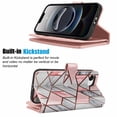 thumbnail image 3 of Wallet Case for iPhone 16e (2025) Wallet Case 6.1" 5G, [9 Card Slots] Luxury PU Leather Credit Holder Carrying Folio Flip [Detachable] Kickstand Magnetic Phone Cover & Lanyard [Marble], 3 of 5