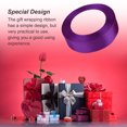 thumbnail image 5 of Gift Wrap Ribbon Wedding Decorations Clothes Making Supply DIY Craft Accessories Light-weight Polyester Ribbons for Ornaments Dark Purple 35, 5 of 5