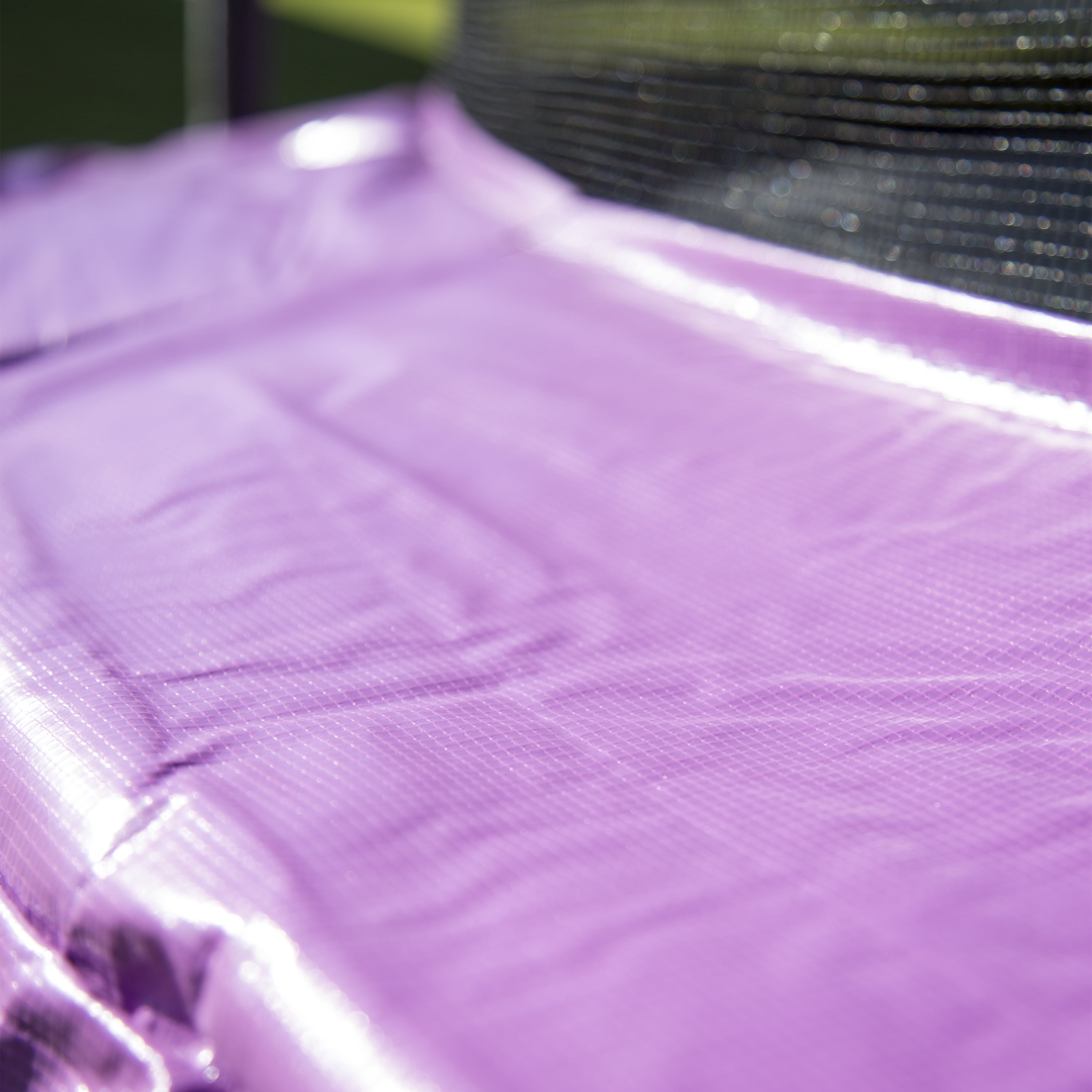 Skywalker Trampolines Oval 17-Foot Trampoline, with Enclosure, Purple