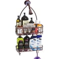 thumbnail image 6 of Simple Houseware Shower Caddy Hanging Organizer with 2 Hooks, Bronze, 6 of 6