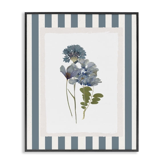 Stupell Industries French Country Summer Memory Flowers Black Framed Giclee Art, 11 x 14, by Val Rhodes