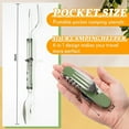 Camping Utensil 6 in 1 Multifunction Flatware Portable Stainless Steel