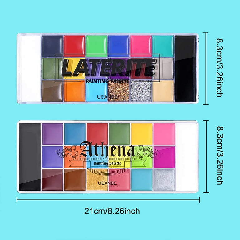 Ucanbe Athena Painting Palette Professional Face Body Paint Palette