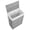 Gray/90L/18.10 x 12.90 x 23.60 inch, variant on Alvantor 90L/110L Laundry Hamper with Lid, No Install Needed, Synthetic Rattan Clothes Laundry Basket with Lid and Handles, Foldable, Removable Liner, with Handles