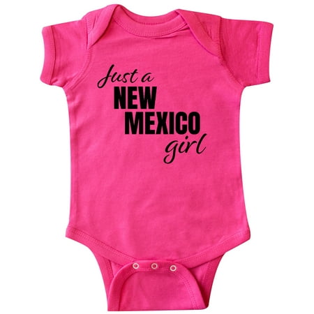 

Inktastic Just a New Mexico Girl Born and Raised Gift Baby Girl Bodysuit