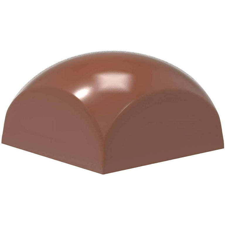 Polycarbonate Semi-Circular Chocolate Bar with Ice Shards Mold