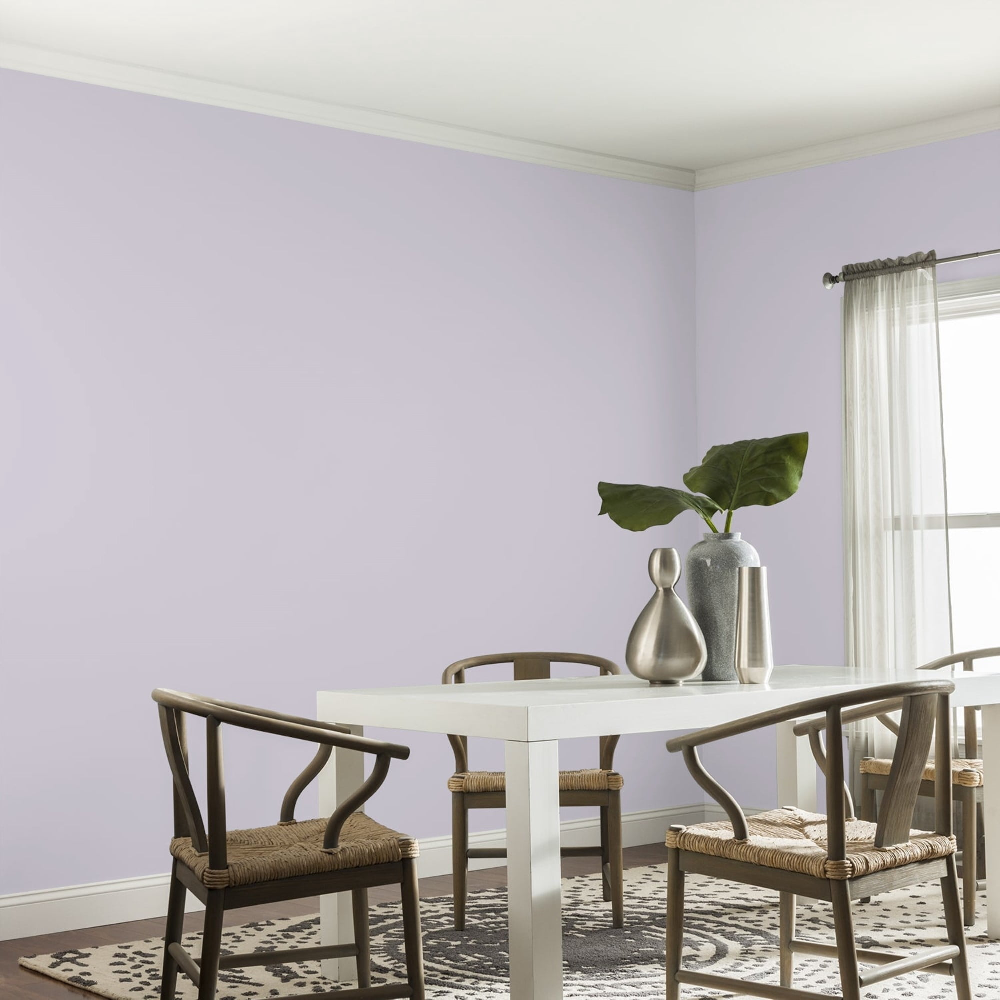 Glidden HEP Silver Chalice / Purple, Eggshell Interior Paint with Primer, 1 Gallon
