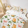 thumbnail image 3 of Erosebridal Cartoon Capybaras Twin Bedding For Teens,Flying Butterflies Duvet Cover Set For Child Boys Girls,2pcs,No Comforter,Luxury Bedroom Decor, 3 of 6